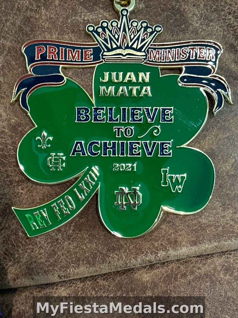 Juana Mata Rey Feo LXXII Prime Minister